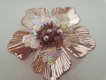 Plate flower Rose Gold